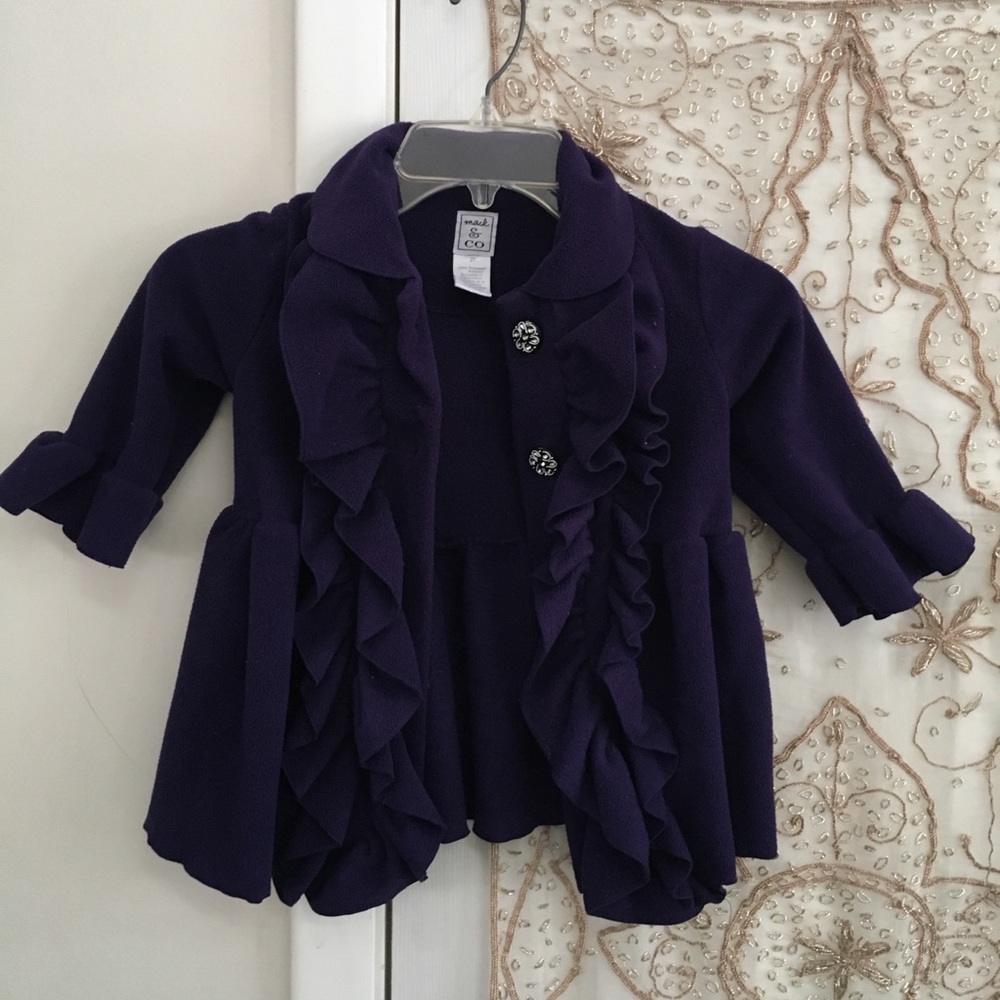 Girl’s 2T purple formal winter coat 👧🏼👑!